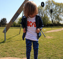 Load image into Gallery viewer, Electric Cow ACDC kids band tee
