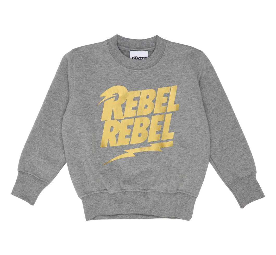 Electric Cow - Rebel Rebel Bowie kids Sweatshirt  